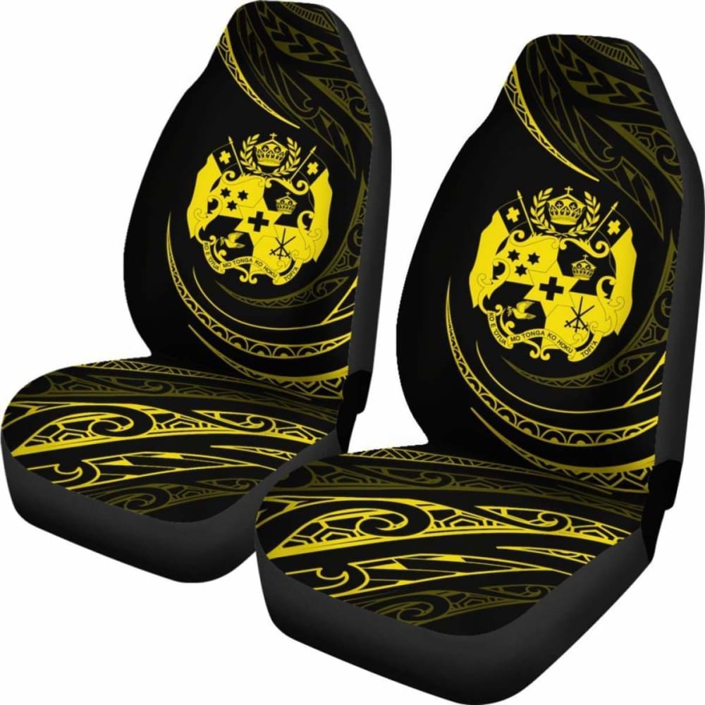 Tonga Car Seat Covers - \bYellow - Frida Style -