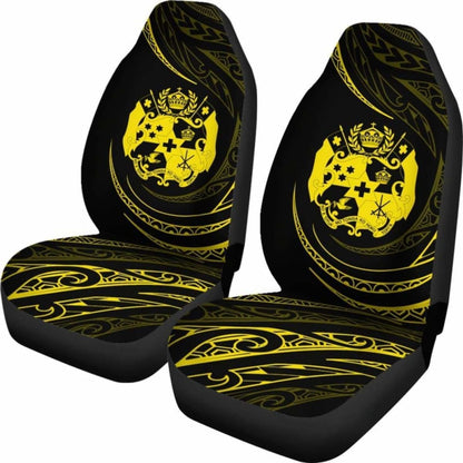 Tonga Car Seat Covers - \bYellow - Frida Style -
