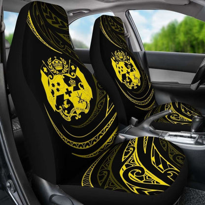Tonga Car Seat Covers - \bYellow - Frida Style -