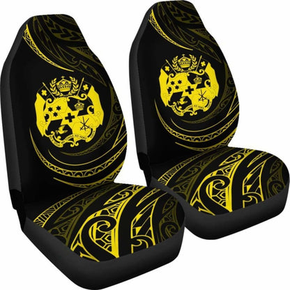 Tonga Car Seat Covers - \bYellow - Frida Style -