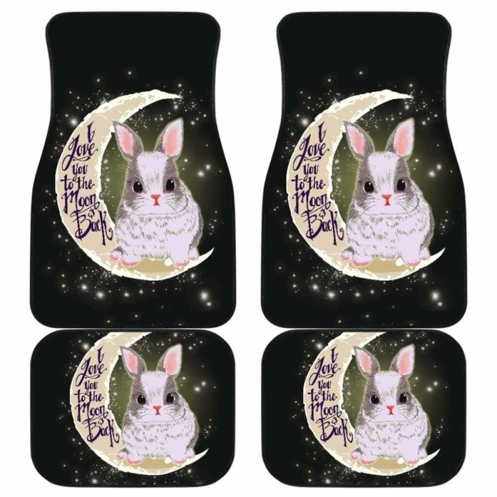Rabbit Moon Car Floor Mats