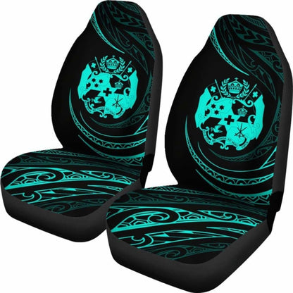Tonga Car Seat Covers - \bTurquoise - Frida Style -