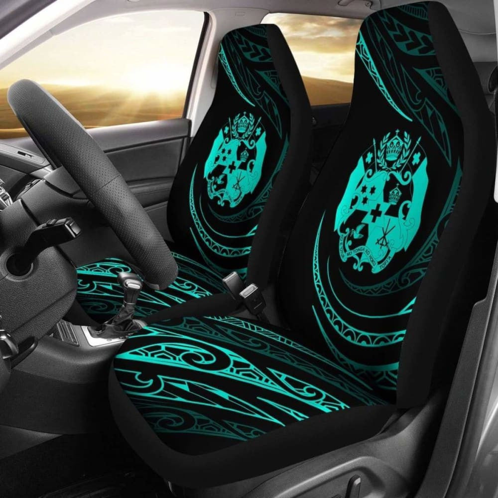 Tonga Car Seat Covers - \bTurquoise - Frida Style -