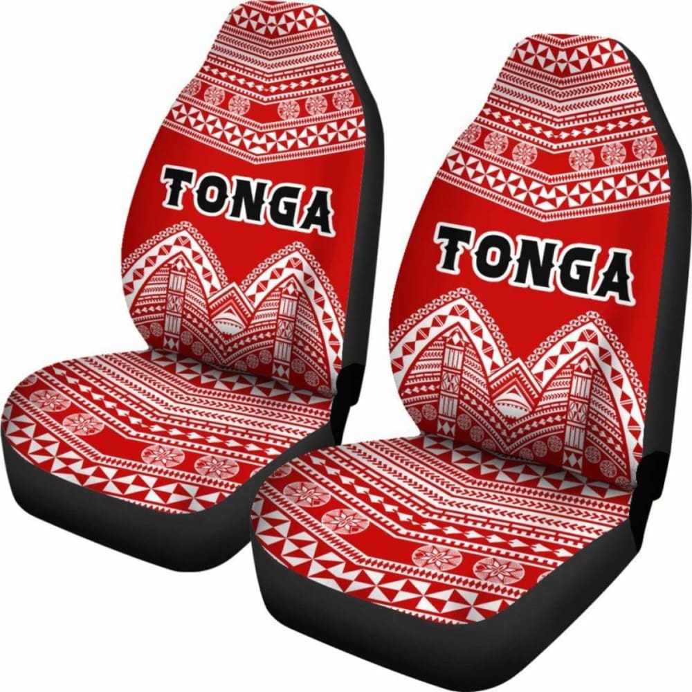 Tonga Polynesian Tribal Pattern Car Seat Covers -