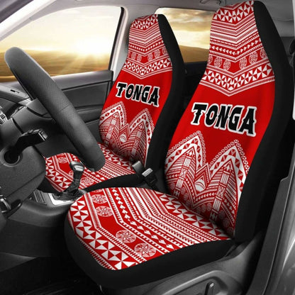 Tonga Polynesian Tribal Pattern Car Seat Covers -