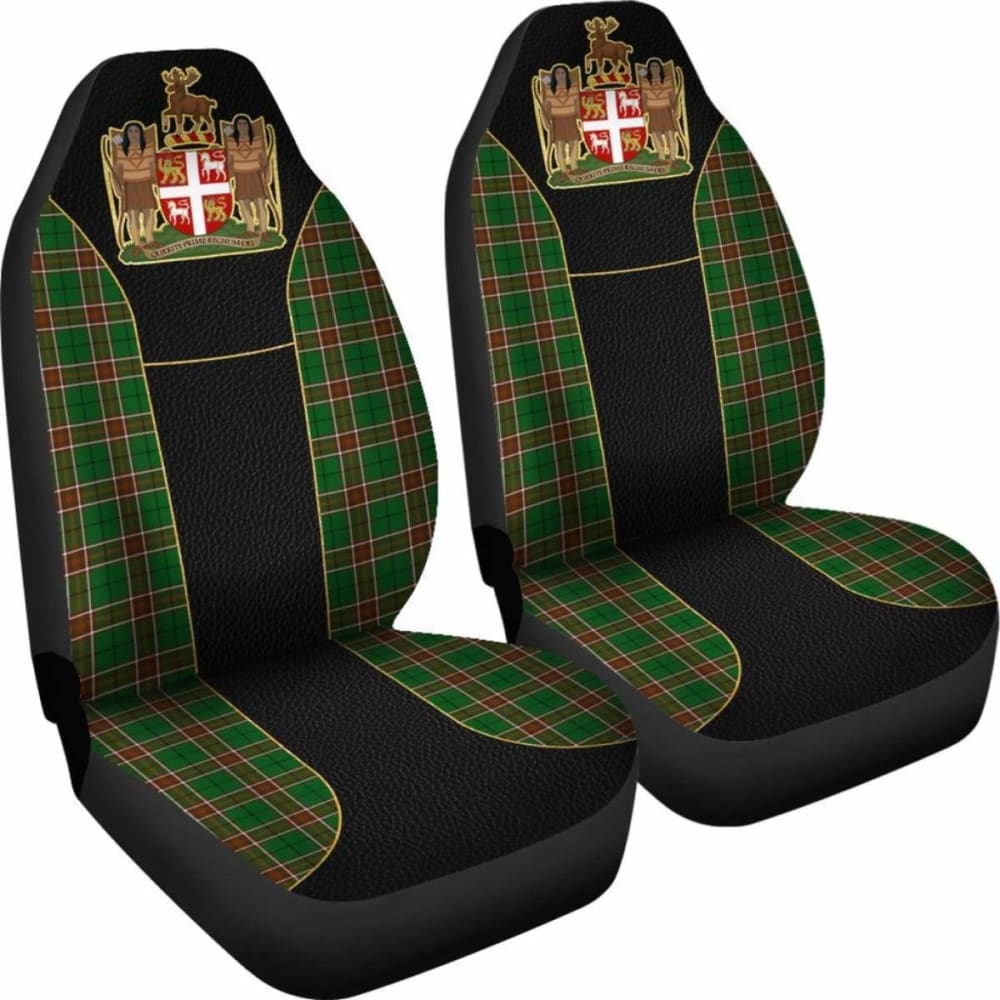 Canada Newfoundland & Labrador Coat Of Arms Golden Car Seat Covers