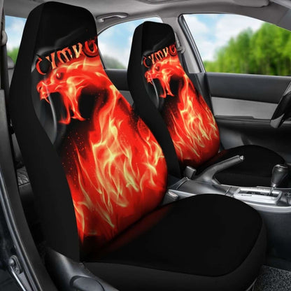 Wales Car Seat Covers - Cymru Flame -
