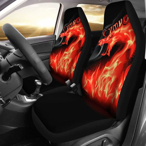 Wales Car Seat Covers - Cymru Flame -