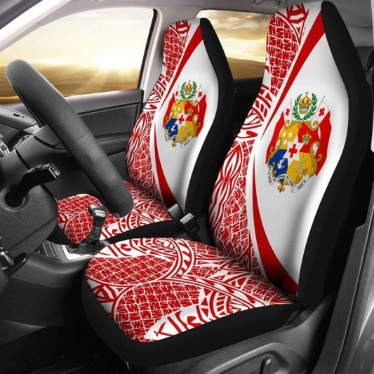 Tonga Polynesian Car Seat Covers Circle Style