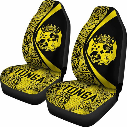 Tonga Polynesian Car Seat Covers Circle Style