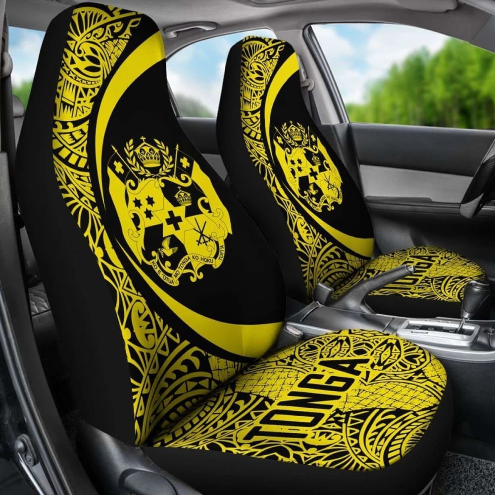 Tonga Polynesian Car Seat Covers Circle Style