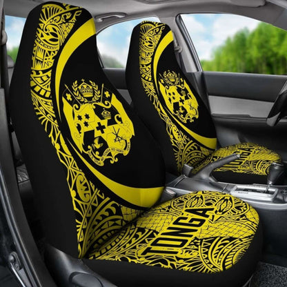 Tonga Polynesian Car Seat Covers Circle Style