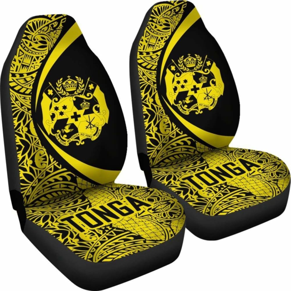 Tonga Polynesian Car Seat Covers Circle Style