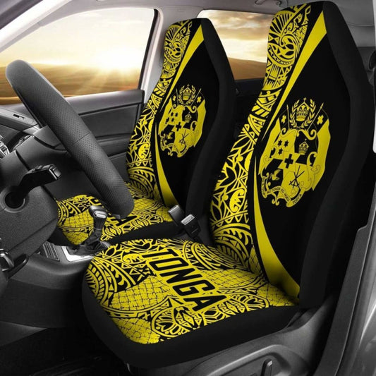 Tonga Polynesian Car Seat Covers Circle Style
