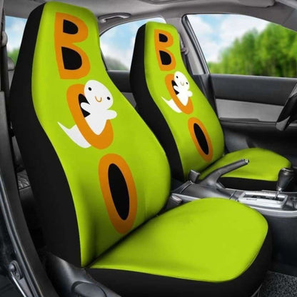 Boo Halloween Car Seat Covers