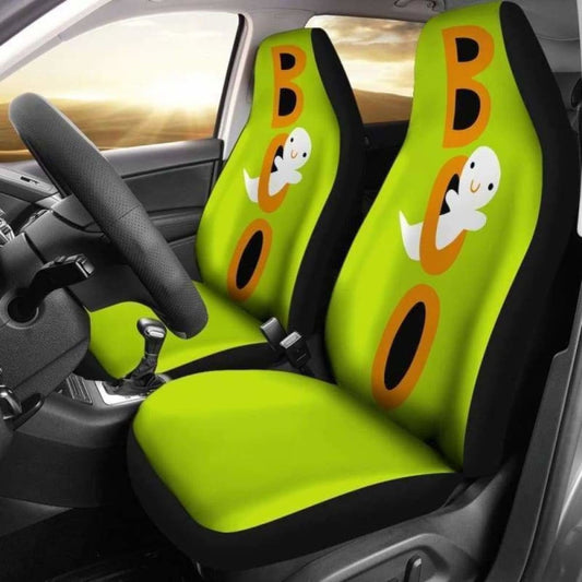 Boo Halloween Car Seat Covers