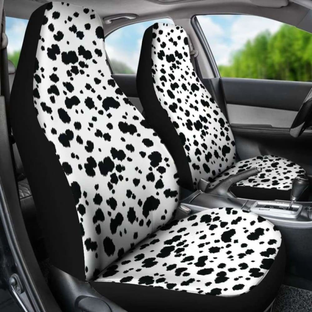 Dalmatian Dog Print Car Seat Covers Firefighter Fireman