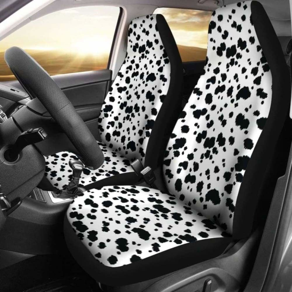 Dalmatian Dog Print Car Seat Covers Firefighter Fireman
