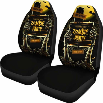 Zombie Party Halloween Car Seat Covers