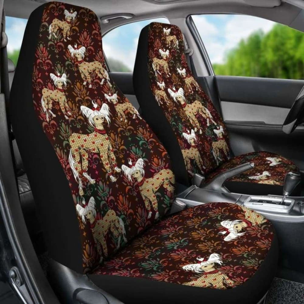 Chinese Crested Car Seat Covers