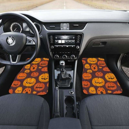 Pumpkin Halloween Car Floor Mats