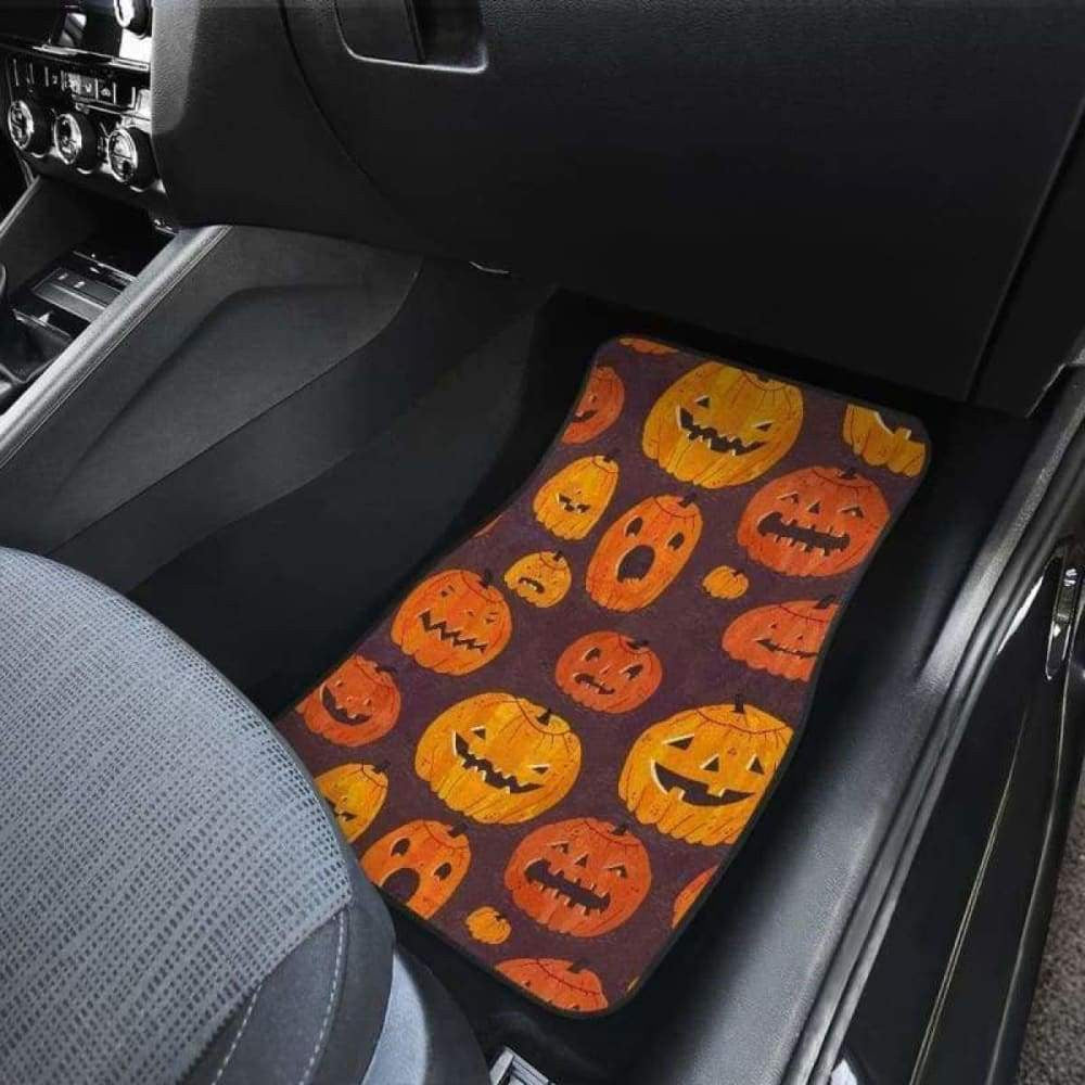 Pumpkin Halloween Car Floor Mats