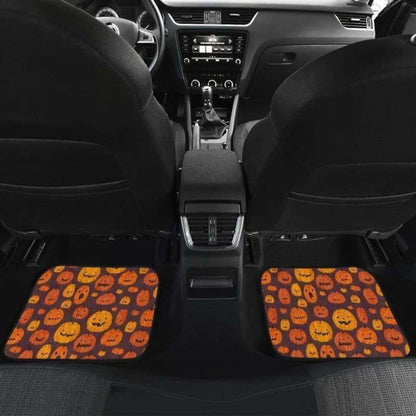 Pumpkin Halloween Car Floor Mats