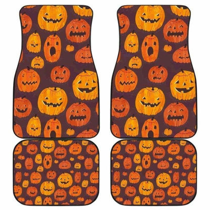 Pumpkin Halloween Car Floor Mats