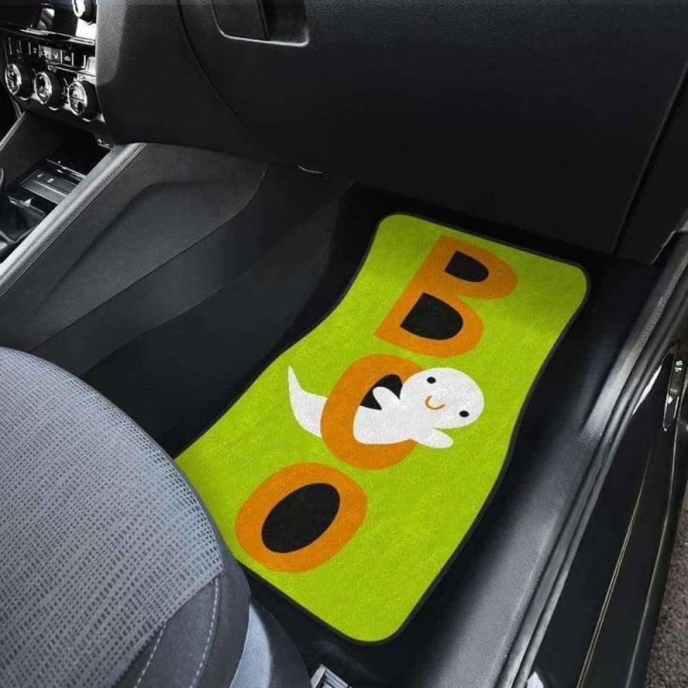 Boo Halloween Car Floor Mats