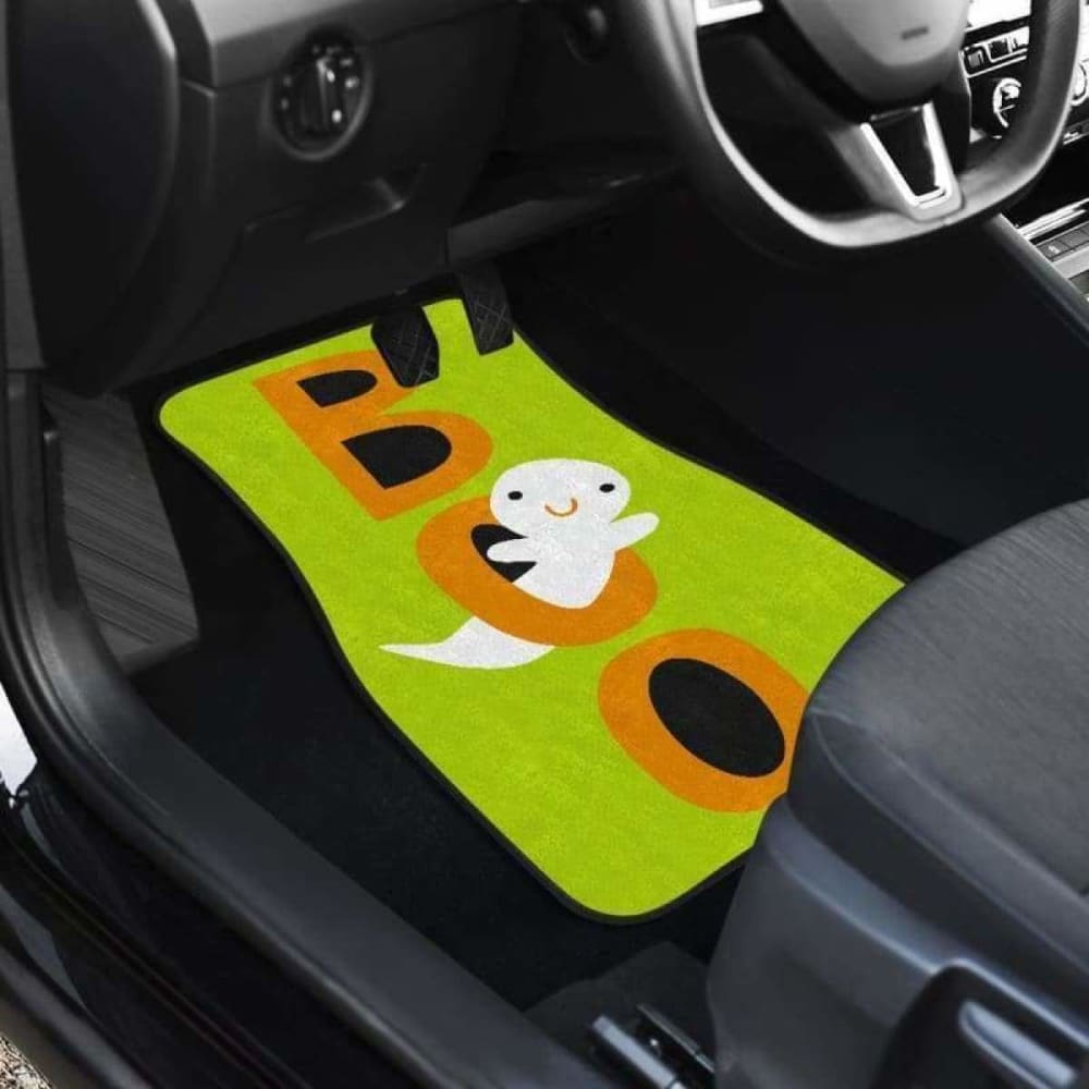 Boo Halloween Car Floor Mats