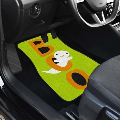 Boo Halloween Car Floor Mats