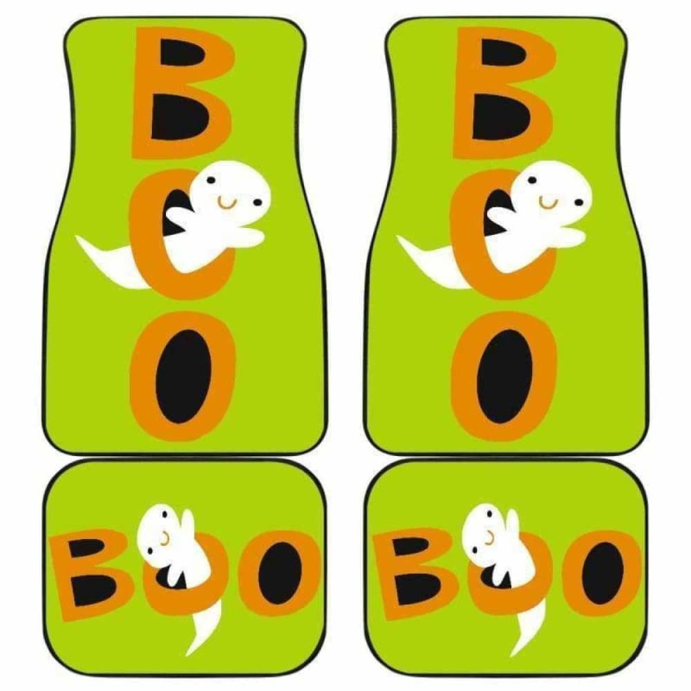 Boo Halloween Car Floor Mats
