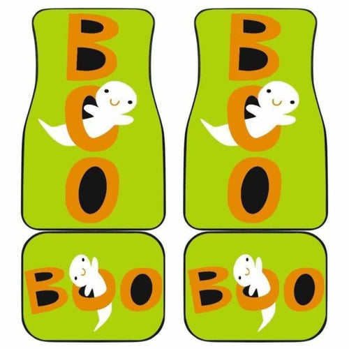 Boo Halloween Car Floor Mats