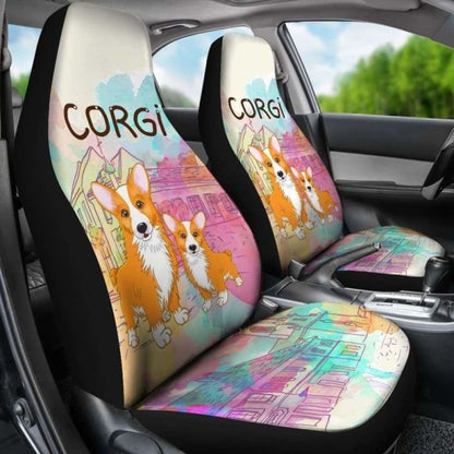 Corgi Car Seat Covers