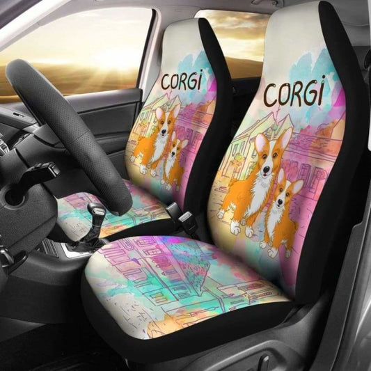 Corgi Car Seat Covers