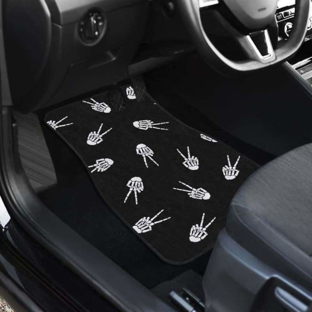 Bone Hand Halloween Car Floor Mats