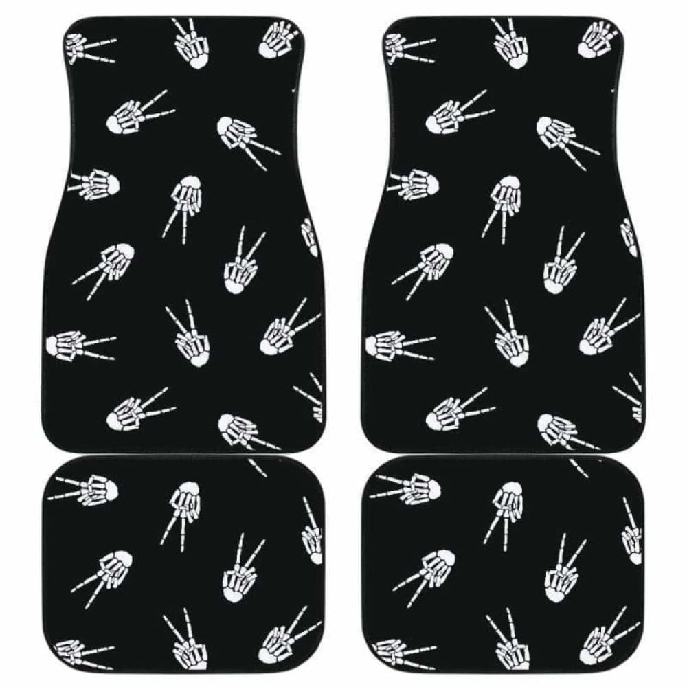 Bone Hand Halloween Car Floor Mats