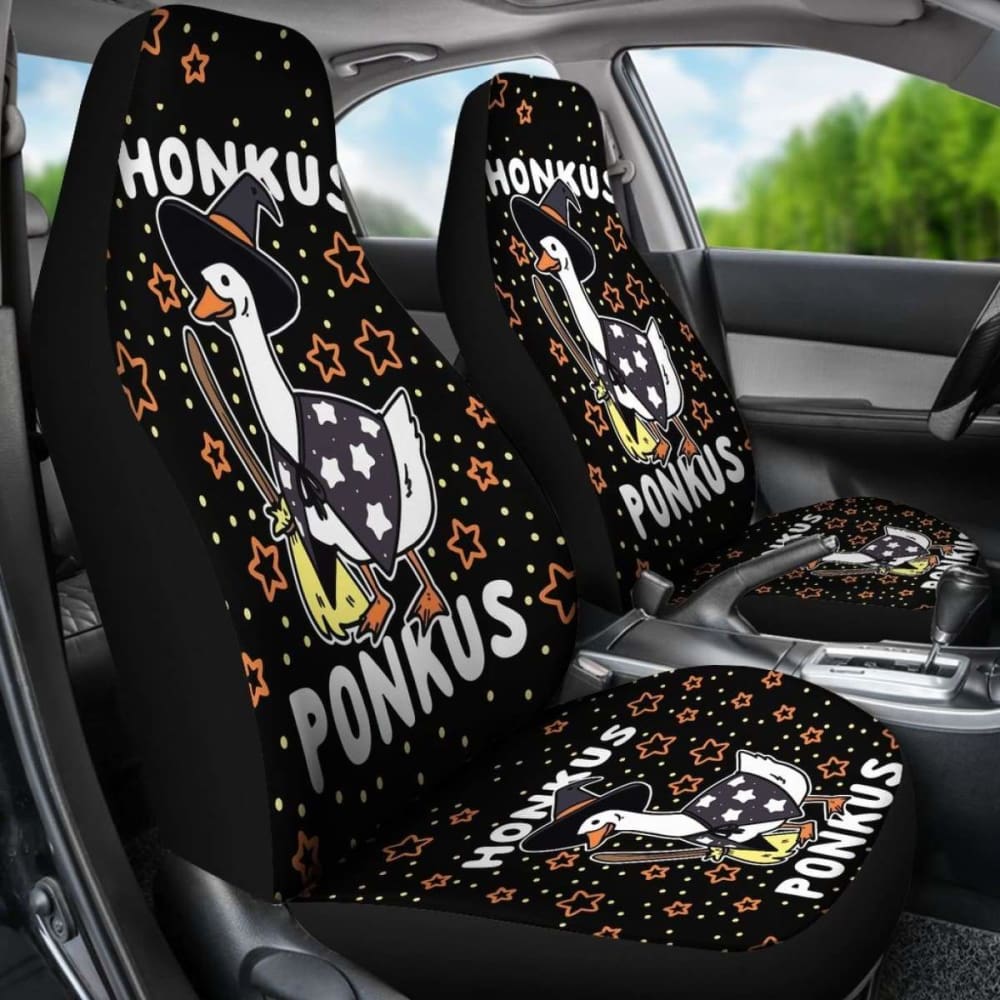 Funny Halloween Witches Duck Cute Honkus Ponkus Car Seat