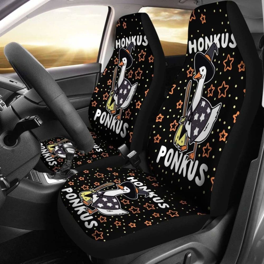 Funny Halloween Witches Duck Cute Honkus Ponkus Car Seat