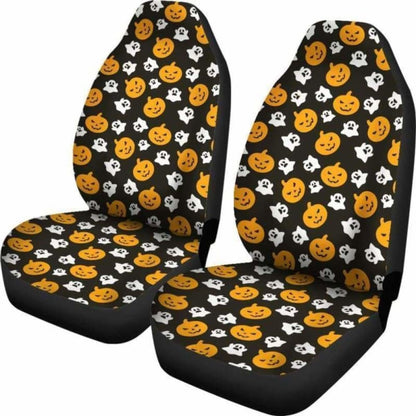 Boo Pumpkin Halloween Car Seat Covers