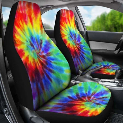 Tie Dye Colors Car Seat Covers