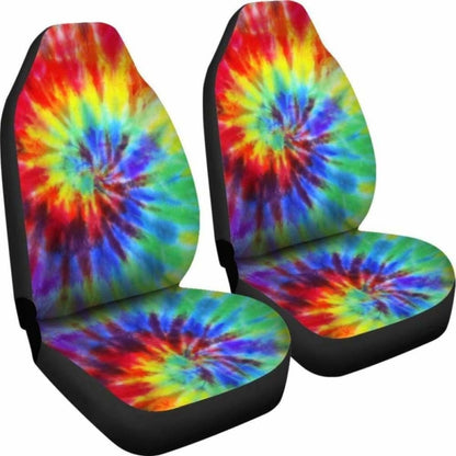 Tie Dye Colors Car Seat Covers