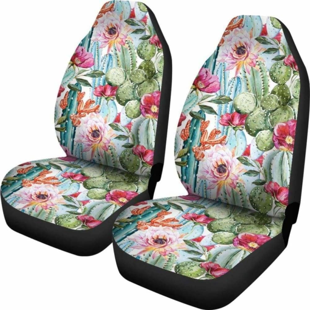 Cactus Flowers Car Seat Covers | Give Your Car A Makeover!
