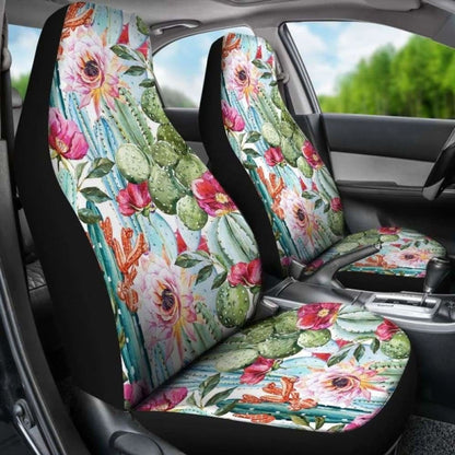 Cactus Flowers Car Seat Covers | Give Your Car A Makeover!