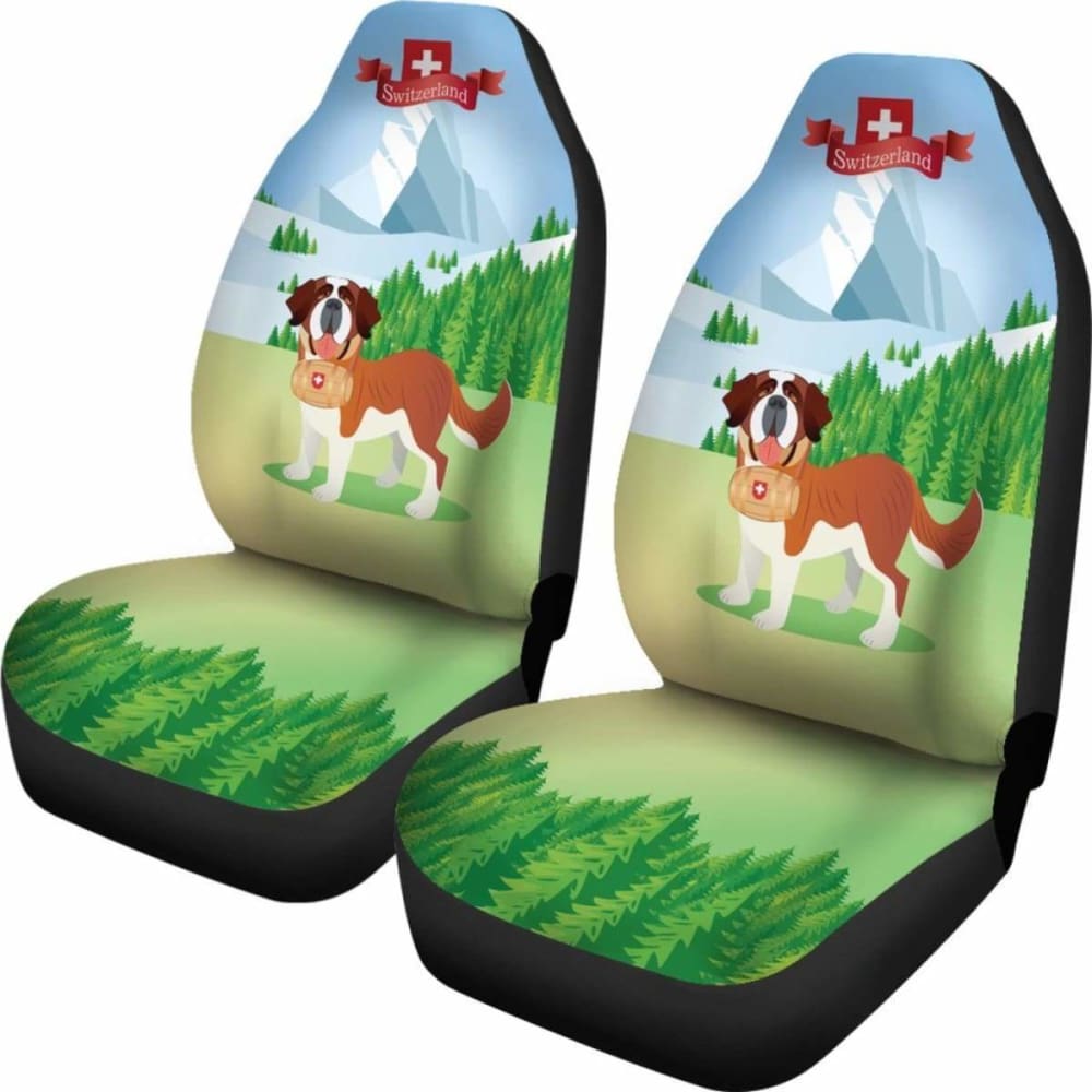 Switzerland Bernese Mountain Dog Car Seat Covers