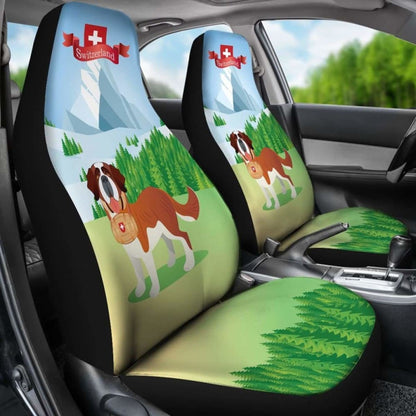 Switzerland Bernese Mountain Dog Car Seat Covers