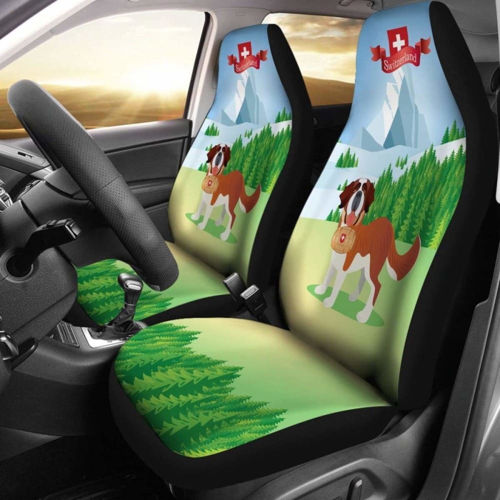 Switzerland Bernese Mountain Dog Car Seat Covers