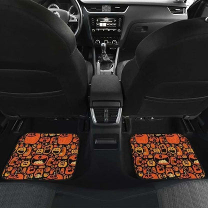 Pumpkin Halloween Car Floor Mats