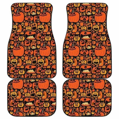 Pumpkin Halloween Car Floor Mats