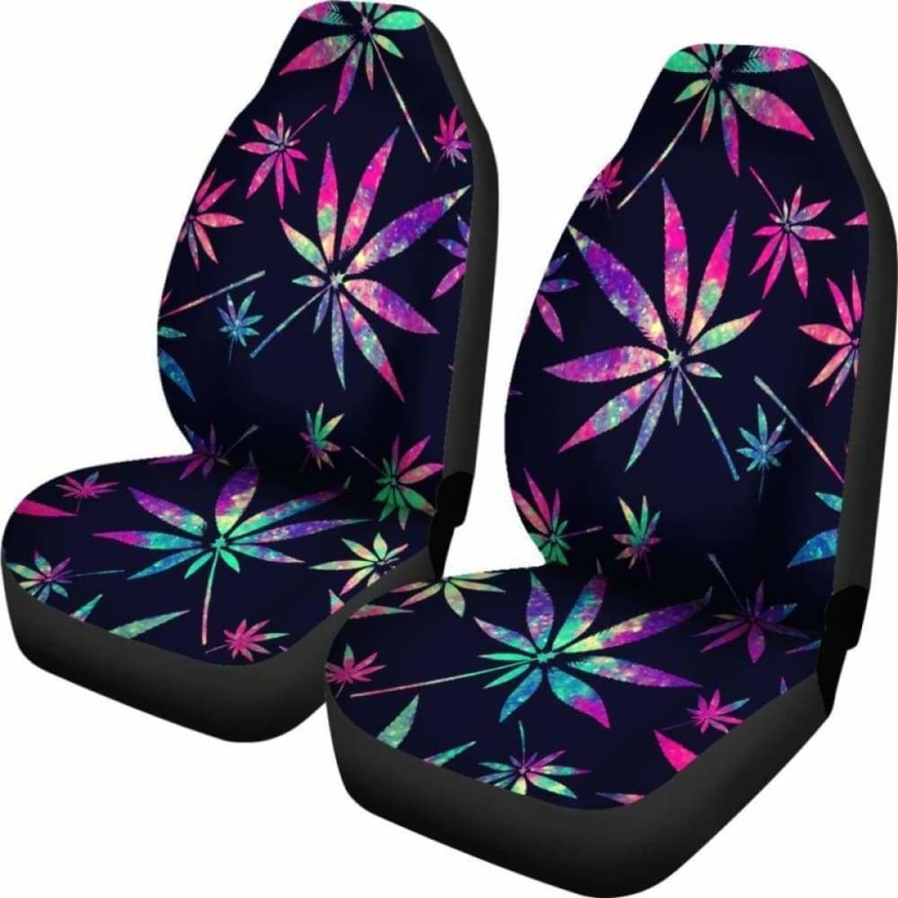 Pot Leaves Tie Dye Seat Covers
